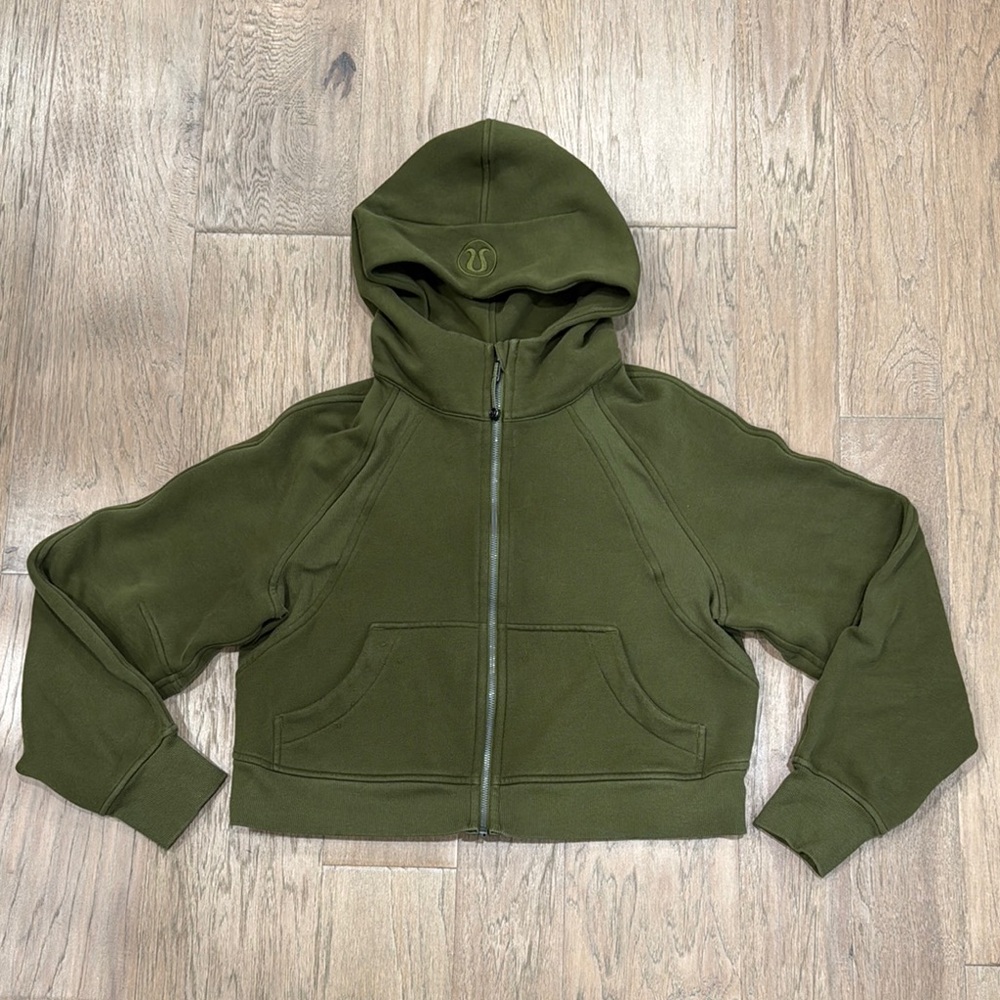 Lululemon Scuba Oversized Full-Zip Hoodie Ether Green Size XS/S - Picture 6 of 16